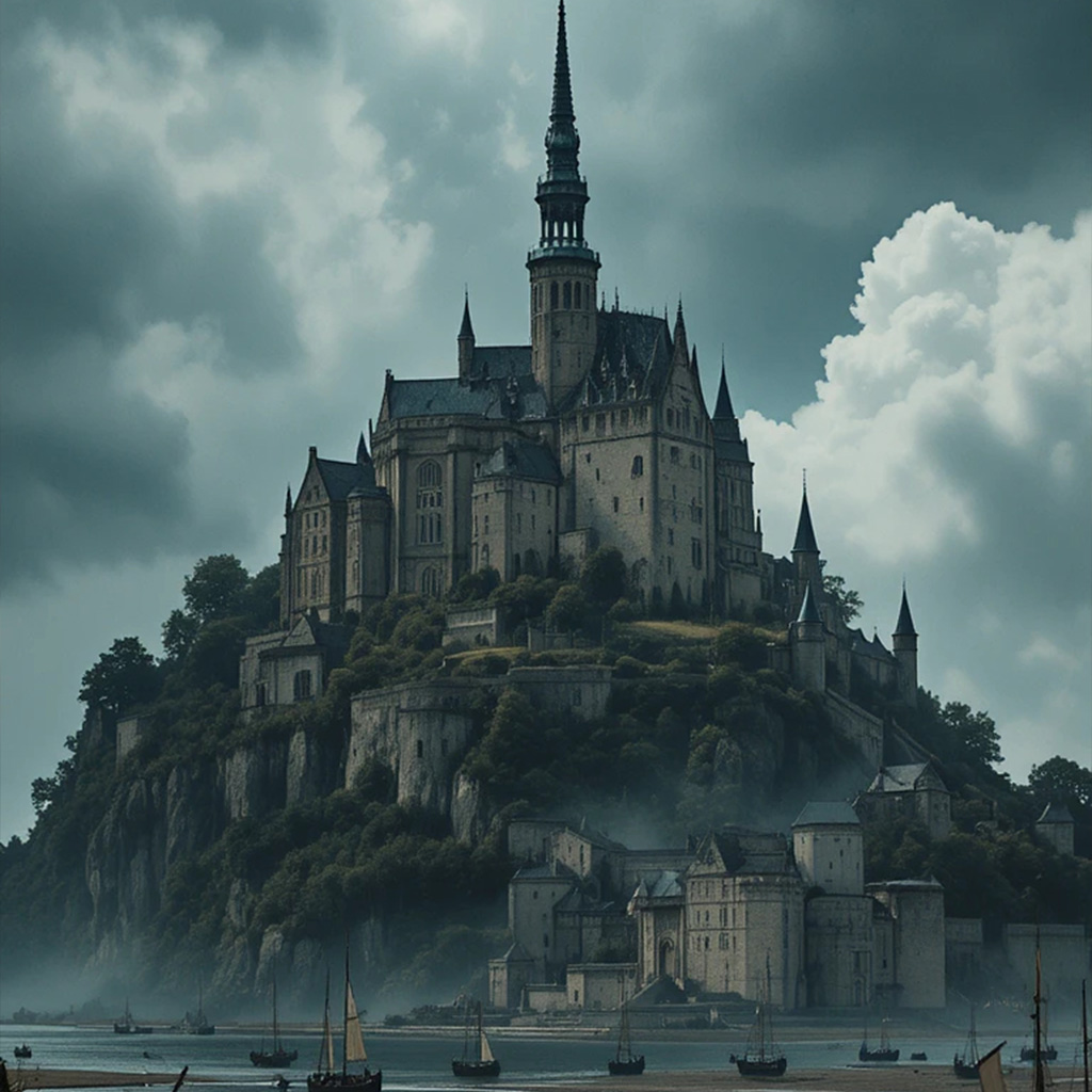 Le sacrifice cruel : comment Louis d’Estouteville expulsa femmes et enfants pour sauver le Mont-Saint-Michel en 1424